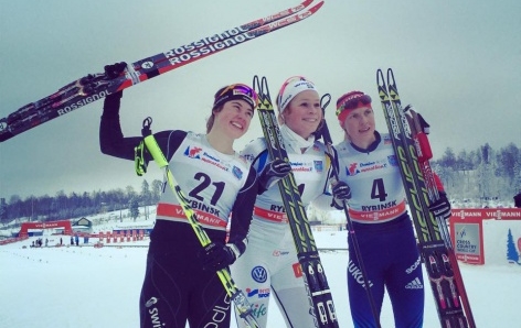 Сергей Устюгов, Андрей Парфёнов и Наталья Матвеева – призёры домашнего этапа Кубка мира 