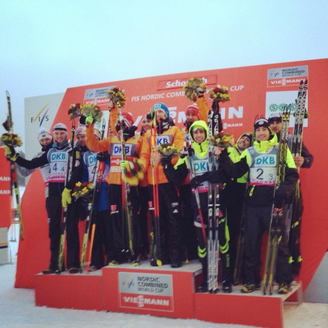 Российские двоеборцы – последние в командных соревнованиях на  этапе Кубка мира