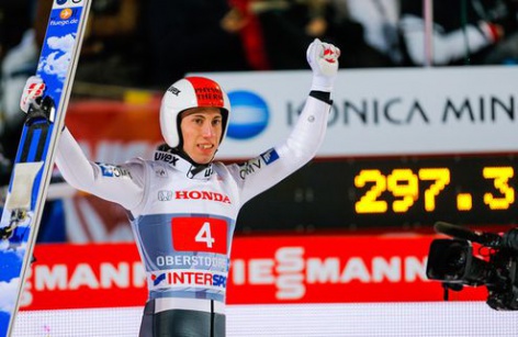 Томас Дитхарт выиграл второй этап «Турне четырех трамплинов»