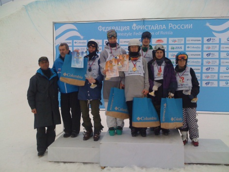 Алена Зуева и Павел Чупа - чемпионы России по лыжному хаф-пайпу