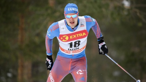 Александр Большунов – победитель лыжной гонки в Йелливаре