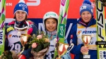 Sara Takanashi wins after one round