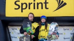 Американские сноубордисты победили на этапе КМ в хаф-пайпе