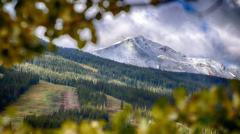 First snow in Copper Mountain