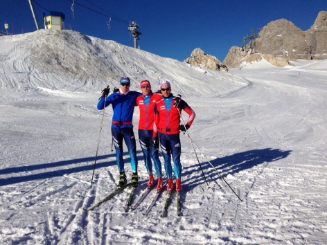 В Австрии на леднике