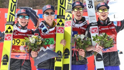 Сборная Норвегии выиграла командный этап в Планице