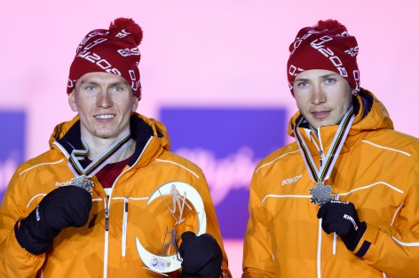 Александр Большунов и Глеб Ретивых бронзовые призеры чемпионата мира! Александр Большунов и Глеб Ретивых бронзовые призеры чемпионата мира!