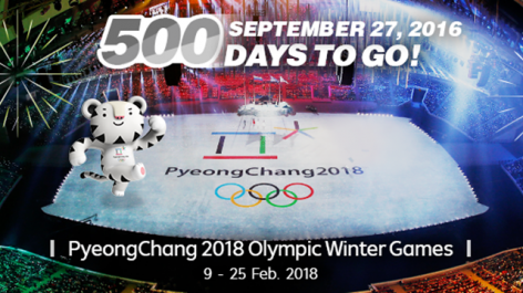 До Олимпиады в Пхенчхане осталось 500 дней!