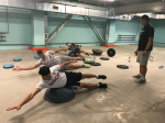 Юниоры-горнолыжники тренируются в Подмосковье