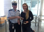 Немецкие полицейские помогли Линси Вонн добраться до Болгарии