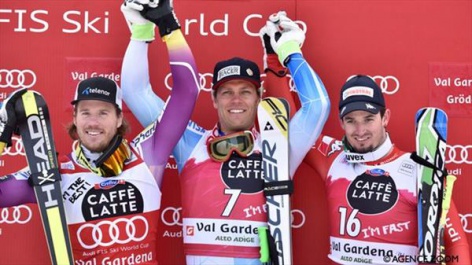 Скоростной спуск на этапе КМ в Валь Гардене выиграл Стивен Нюман