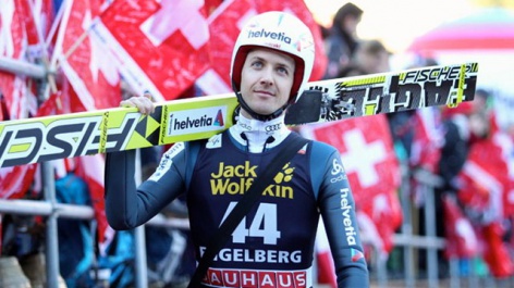 Simon Ammann back in training Simon Ammann back in training