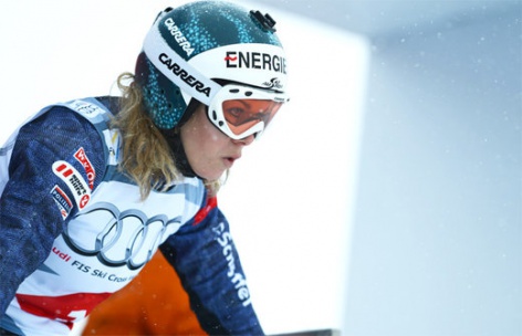 Андреа Лимбахер вернулась на снег