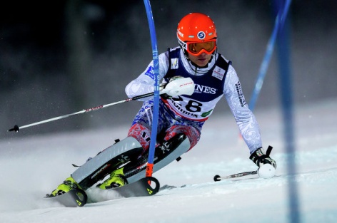 Александр Хорошилов не финишировал в слаломе на этапе Кубка Европы