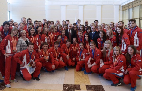 Владимир Путин: «Такого выступления студенческой сборной  до сих пор не было» 