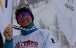 Максим Буров - победитель этапа Кубка Европы по лыжной акробатике в Руке; Вероника Корсунова - вторая