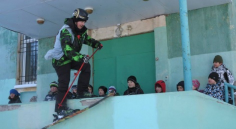 Финские сноубордисты побывали в Мурманске