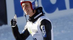 Австрийские прыгуны прошли подготовку в трубе