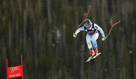 Трэвис Ганонг выиграл заключительный скоростной спуск года на этапе КМ в Италии