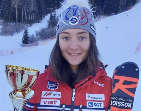 Анастасия Горностаева - призер FIS-старта в Австрии