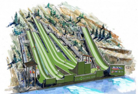 Largest water ramp in the world 7 new big air ramps at Park City