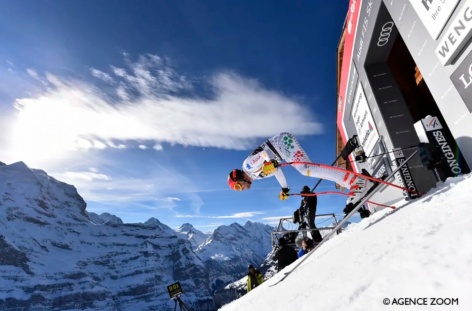 The Lauberhorn switches to competition mode