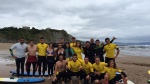 Spanish athletes ride the waves of Sopelana