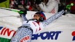 Velez Zuzulova wins the Snow Queen Trophy in Zagreb