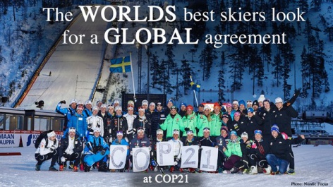 International Athletes want action at COP21