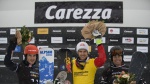 Kreiner and Fischnaller win season's opener of the Alpine Snowboard World Cup tour 