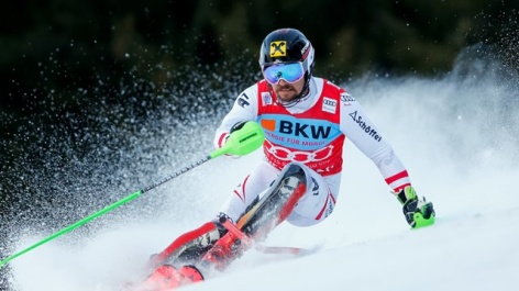5 slaloms in a row for Marcel Hirscher!