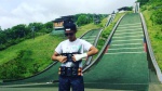 Akito Watabe injures left hand