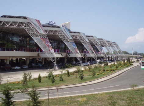 Pre-Olympic training in Sochi airport