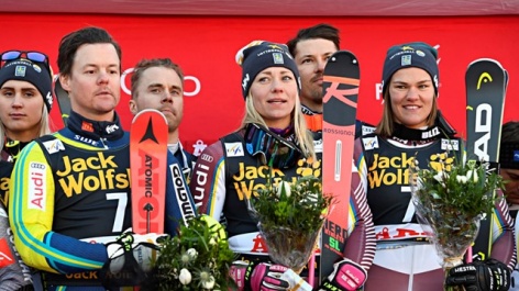 Sweden wins alpine team event at home in Åre