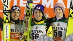 Simon Ammann and Noriaki Kasai tie for the win