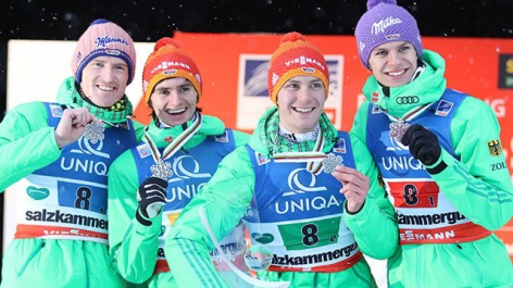 German A-Team with four jumpers