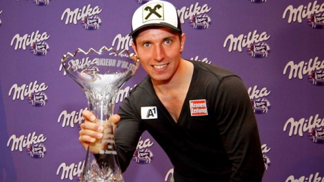 Marcel Hirscher and Anna Fenninger awarded Skieur d'Or award by AIJS