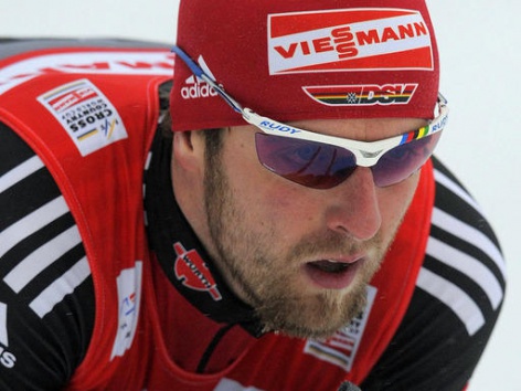 Axel Teichmann takes part at cycling race