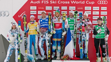 Miaillier leads French sweep of men's SX podium in Megeve, Holmlund takes ladies' win