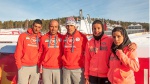 Tehrans first female National team skier - Arrives in Falun