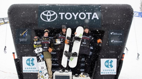 Kim and Burgener dominate high-class Copper Mountain halfpipe event