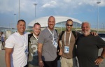 American tourists enjoy the Olympic resort