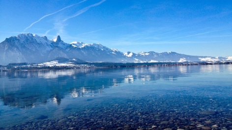 Snow returns to the Alps