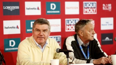 IOC President Thomas Bach visits Beaver Creek on opening day