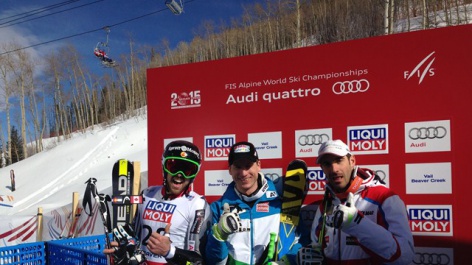 Reichelt strikes gold in men's super-G