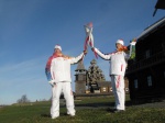 Three mascots were presented