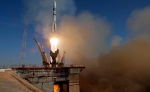 Olympic torch blasts into space before Games