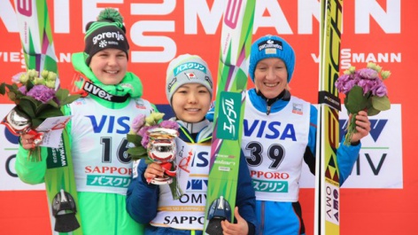 Takanashi wins in Sapporo