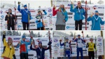 Nordic Combined girls and boys in action in Harrachov