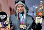 Alena Alekhina – winner of Europa Cup in half-pipe